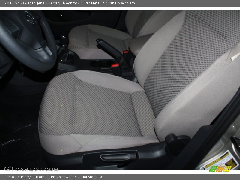 Moonrock Silver Metallic / Latte Macchiato 2013 Volkswagen Jetta S Sedan