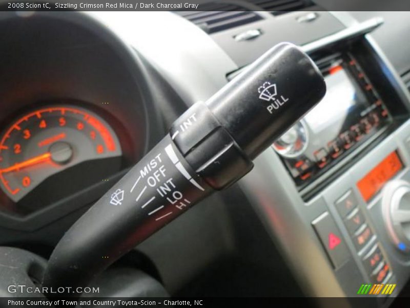 Sizzling Crimson Red Mica / Dark Charcoal Gray 2008 Scion tC
