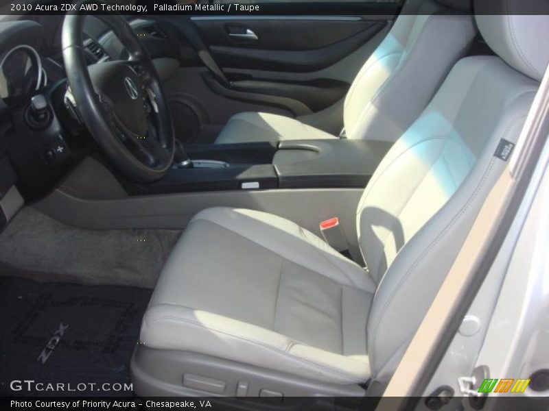 Palladium Metallic / Taupe 2010 Acura ZDX AWD Technology