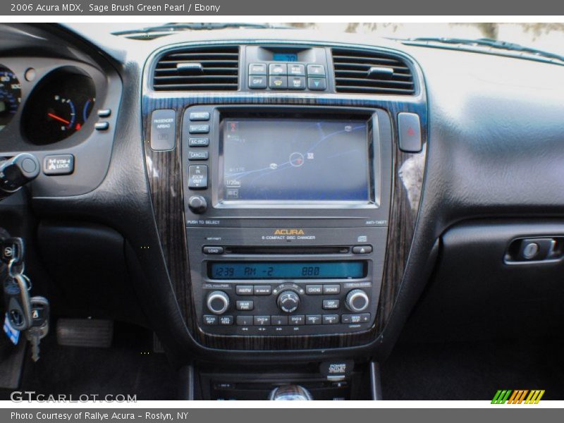 Sage Brush Green Pearl / Ebony 2006 Acura MDX