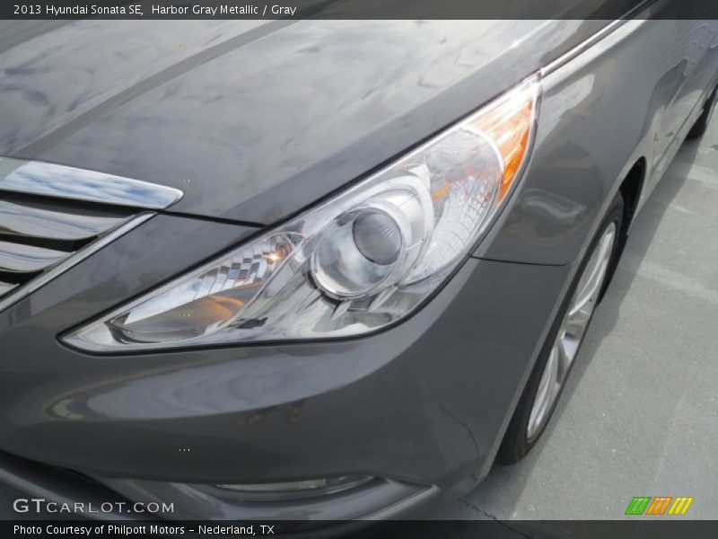 Harbor Gray Metallic / Gray 2013 Hyundai Sonata SE