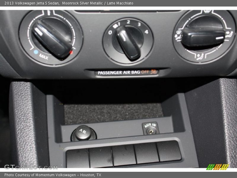 Controls of 2013 Jetta S Sedan