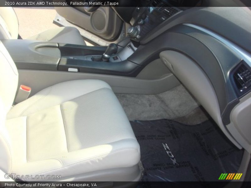 Palladium Metallic / Taupe 2010 Acura ZDX AWD Technology