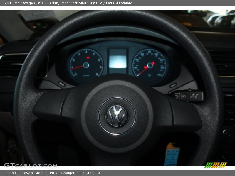 Moonrock Silver Metallic / Latte Macchiato 2013 Volkswagen Jetta S Sedan