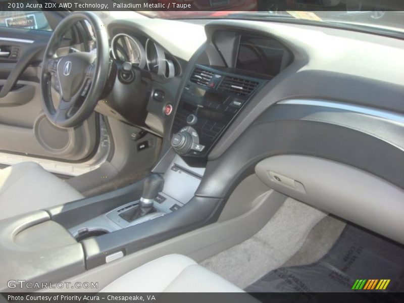 Palladium Metallic / Taupe 2010 Acura ZDX AWD Technology