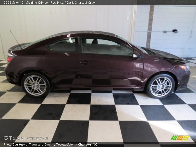 Sizzling Crimson Red Mica / Dark Charcoal Gray 2008 Scion tC