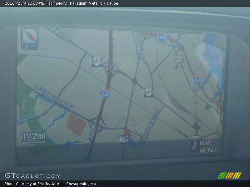Palladium Metallic / Taupe 2010 Acura ZDX AWD Technology