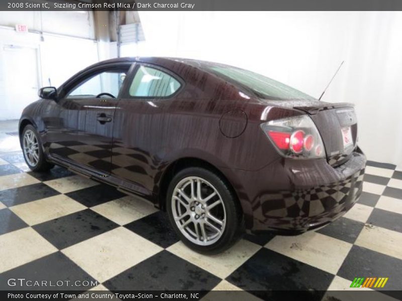 Sizzling Crimson Red Mica / Dark Charcoal Gray 2008 Scion tC