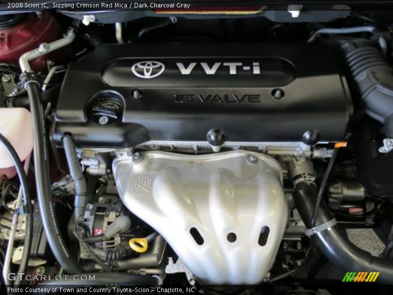Sizzling Crimson Red Mica / Dark Charcoal Gray 2008 Scion tC