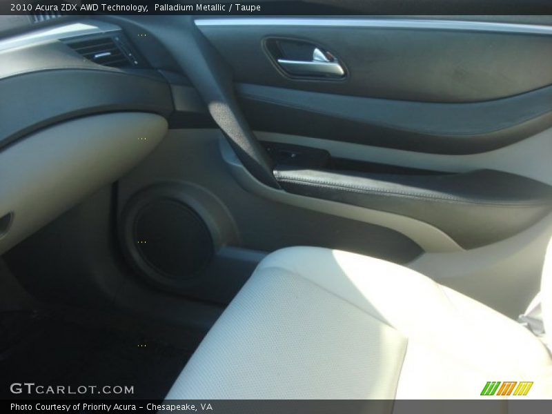 Palladium Metallic / Taupe 2010 Acura ZDX AWD Technology