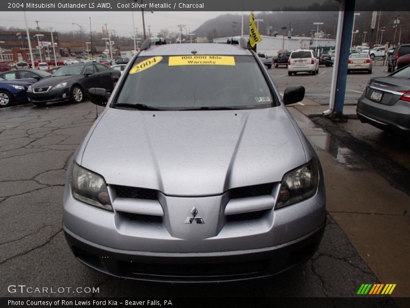 Cool Silver Metallic / Charcoal 2004 Mitsubishi Outlander LS AWD