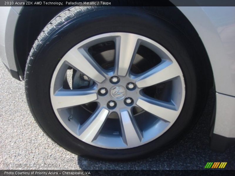 Palladium Metallic / Taupe 2010 Acura ZDX AWD Technology