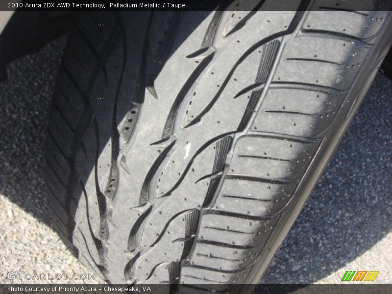 Palladium Metallic / Taupe 2010 Acura ZDX AWD Technology