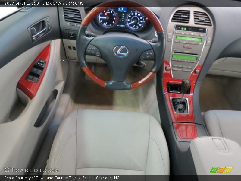 Black Onyx / Light Gray 2007 Lexus ES 350