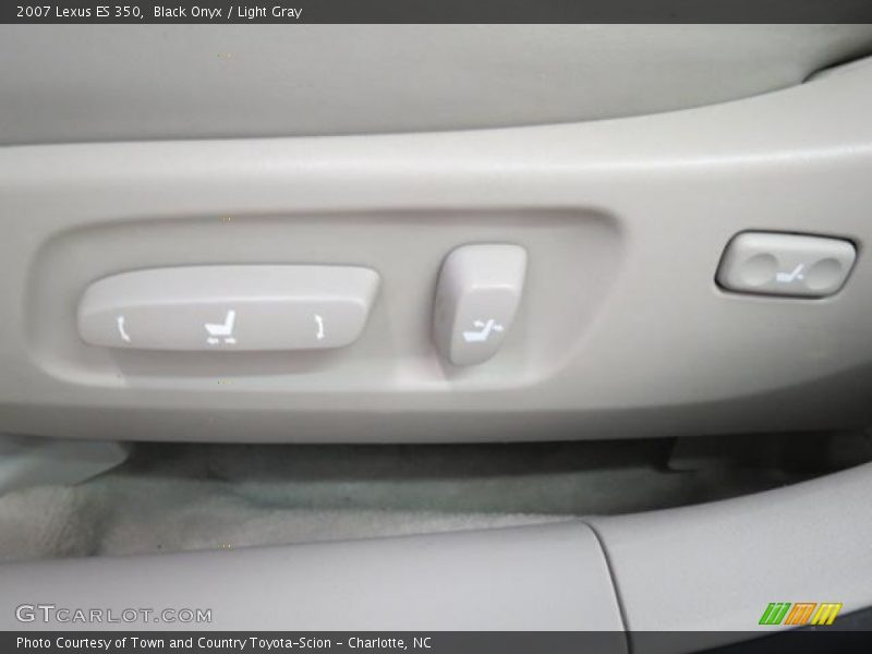Black Onyx / Light Gray 2007 Lexus ES 350