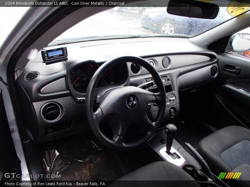 Cool Silver Metallic / Charcoal 2004 Mitsubishi Outlander LS AWD