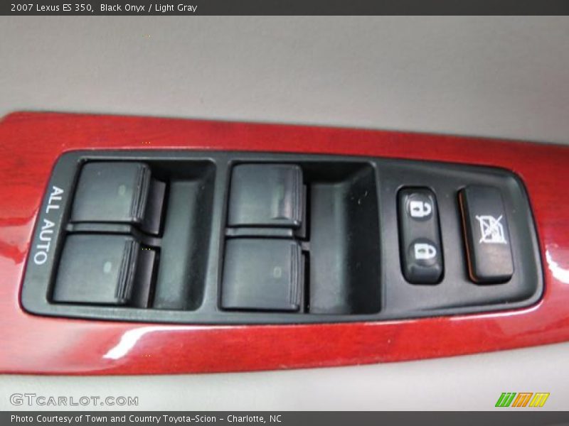 Black Onyx / Light Gray 2007 Lexus ES 350