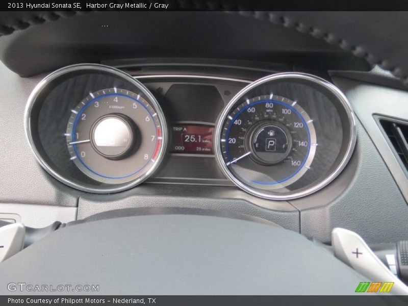 Harbor Gray Metallic / Gray 2013 Hyundai Sonata SE
