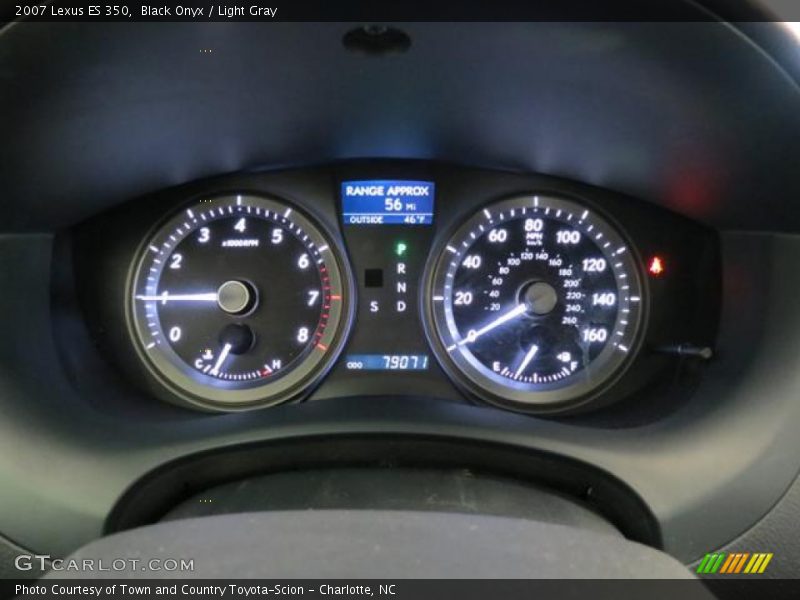 Black Onyx / Light Gray 2007 Lexus ES 350