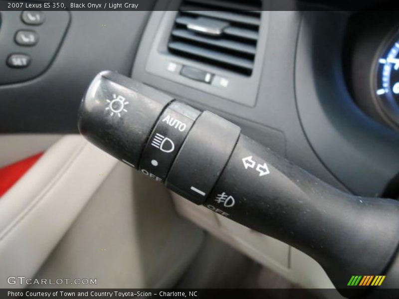 Black Onyx / Light Gray 2007 Lexus ES 350