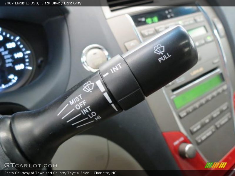 Black Onyx / Light Gray 2007 Lexus ES 350