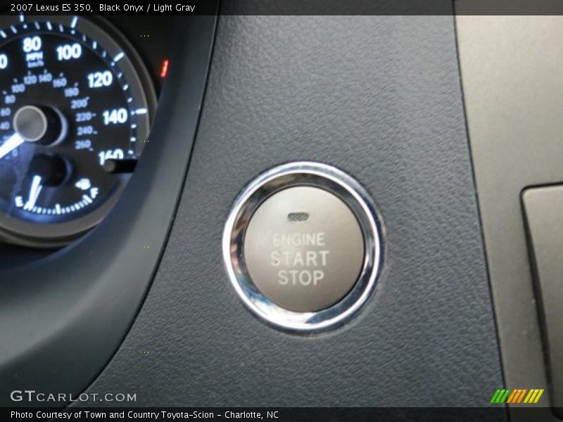 Black Onyx / Light Gray 2007 Lexus ES 350