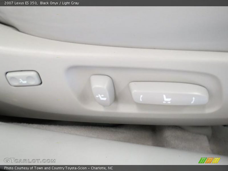 Black Onyx / Light Gray 2007 Lexus ES 350