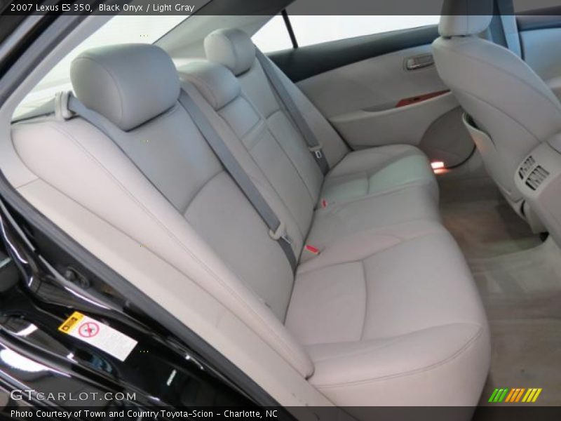 Black Onyx / Light Gray 2007 Lexus ES 350