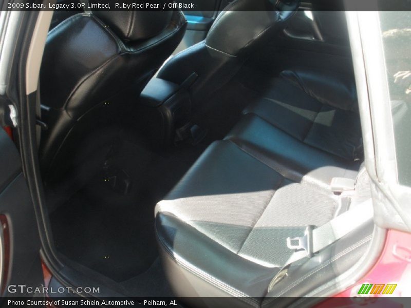 Ruby Red Pearl / Off Black 2009 Subaru Legacy 3.0R Limited