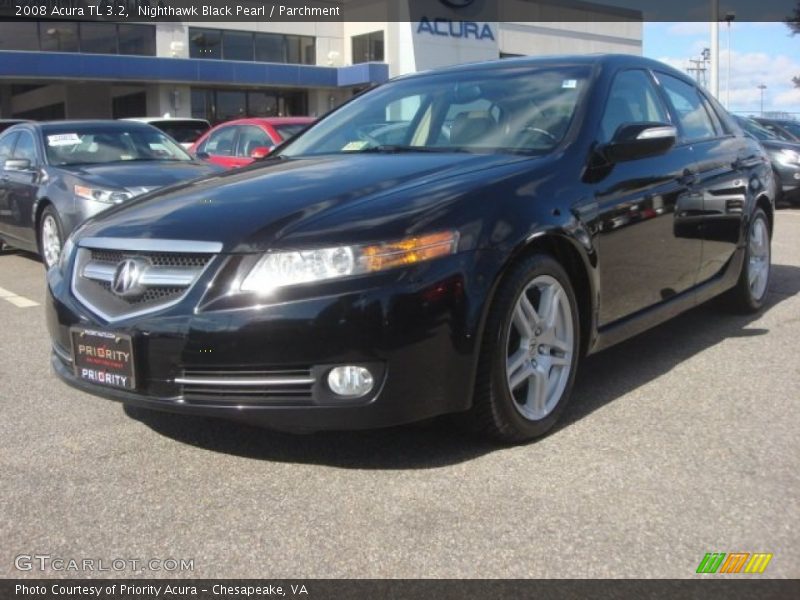 Nighthawk Black Pearl / Parchment 2008 Acura TL 3.2