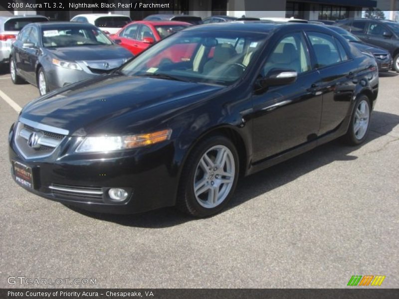Nighthawk Black Pearl / Parchment 2008 Acura TL 3.2