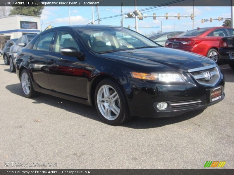 Nighthawk Black Pearl / Parchment 2008 Acura TL 3.2