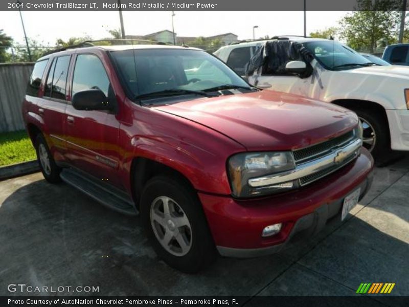 Medium Red Metallic / Medium Pewter 2004 Chevrolet TrailBlazer LT