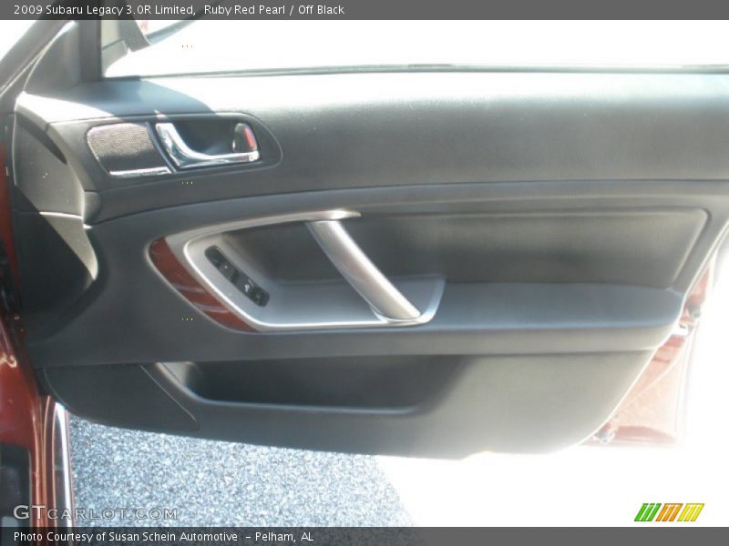 Ruby Red Pearl / Off Black 2009 Subaru Legacy 3.0R Limited