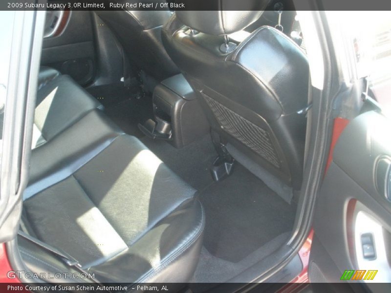 Ruby Red Pearl / Off Black 2009 Subaru Legacy 3.0R Limited