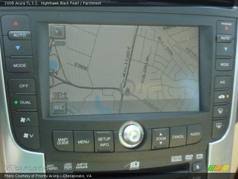 Nighthawk Black Pearl / Parchment 2008 Acura TL 3.2