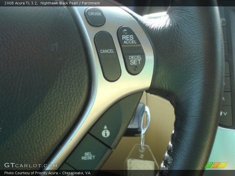 Nighthawk Black Pearl / Parchment 2008 Acura TL 3.2