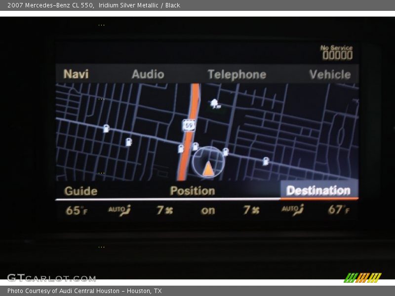 Iridium Silver Metallic / Black 2007 Mercedes-Benz CL 550