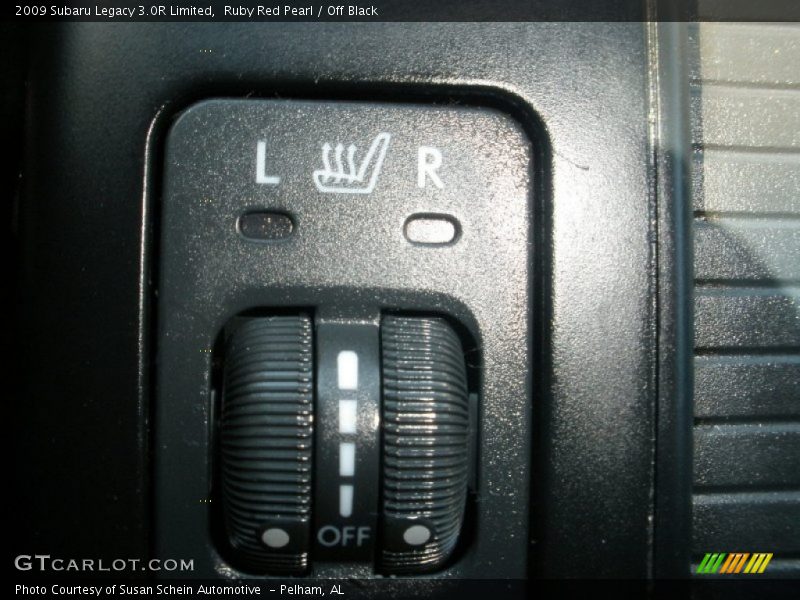 Controls of 2009 Legacy 3.0R Limited