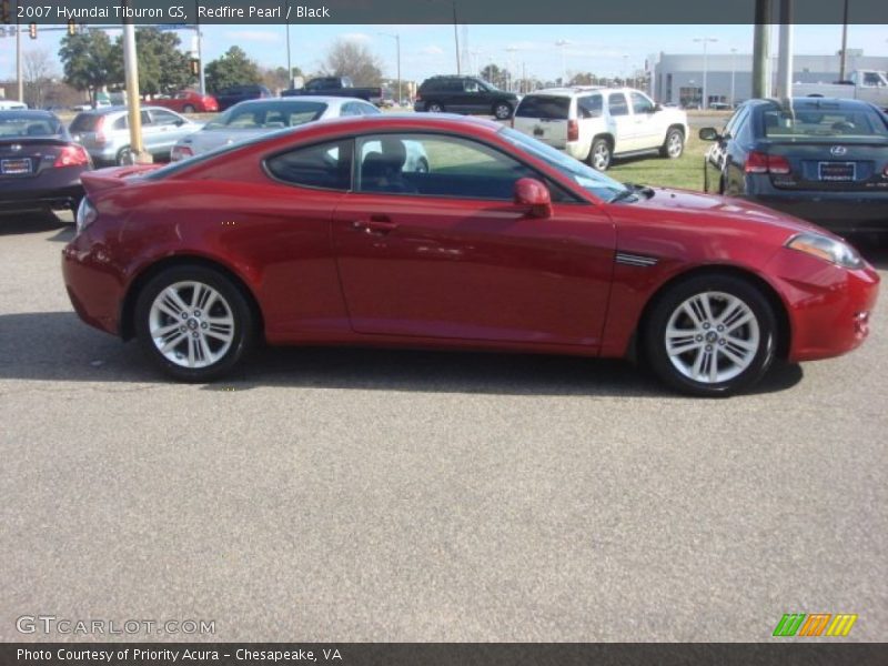 Redfire Pearl / Black 2007 Hyundai Tiburon GS
