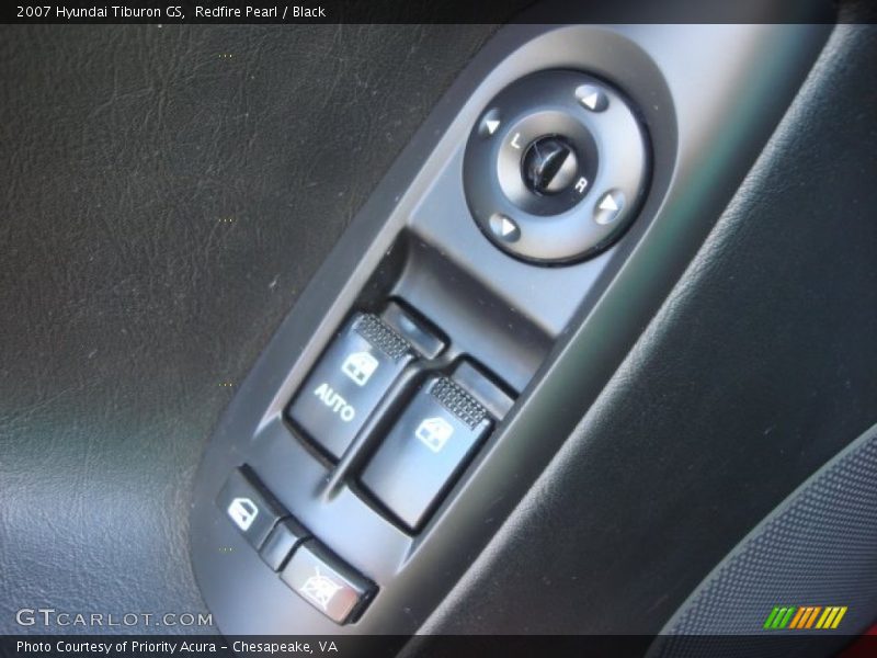 Redfire Pearl / Black 2007 Hyundai Tiburon GS