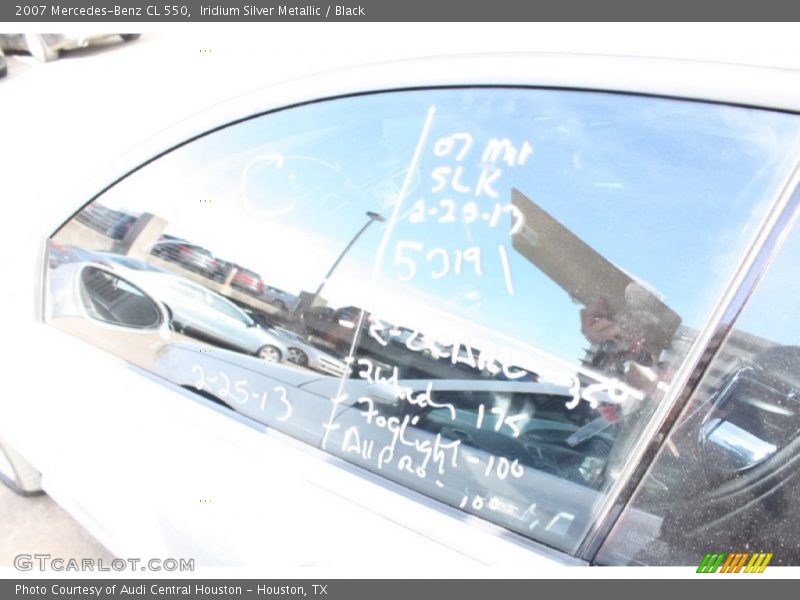 Iridium Silver Metallic / Black 2007 Mercedes-Benz CL 550