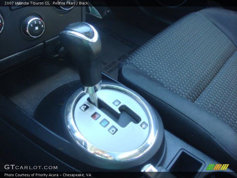 Redfire Pearl / Black 2007 Hyundai Tiburon GS