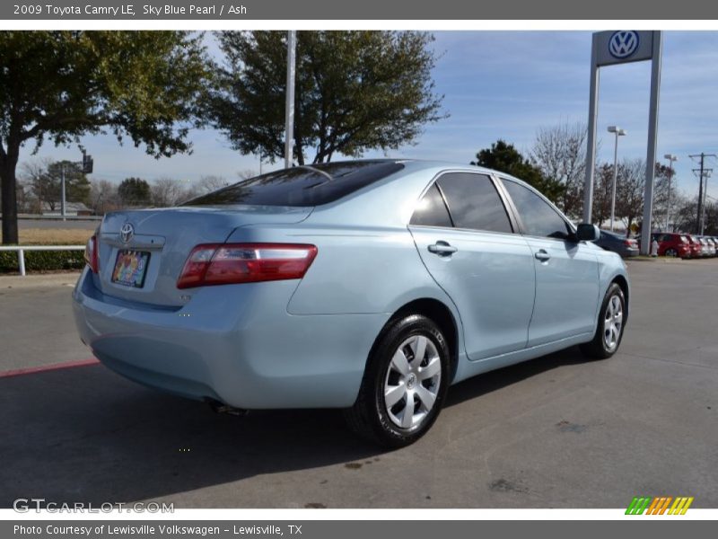 Sky Blue Pearl / Ash 2009 Toyota Camry LE