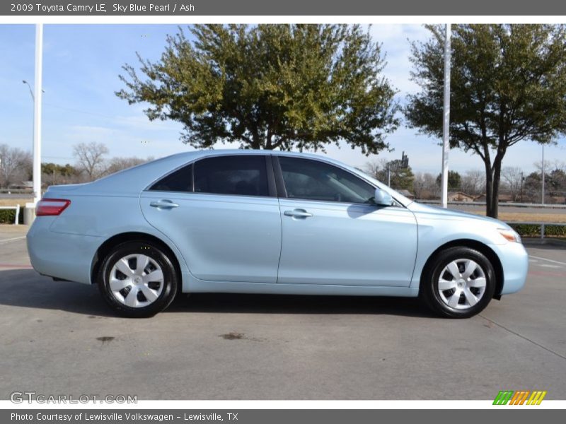 Sky Blue Pearl / Ash 2009 Toyota Camry LE