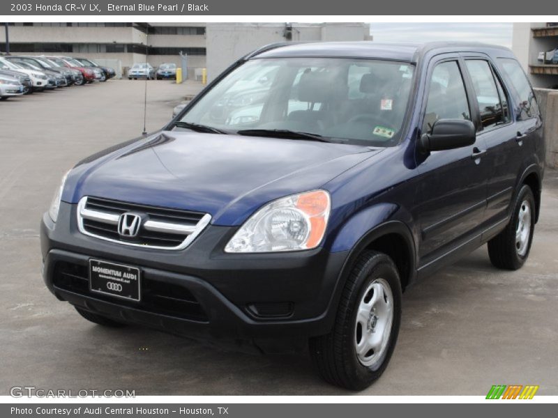 Eternal Blue Pearl / Black 2003 Honda CR-V LX