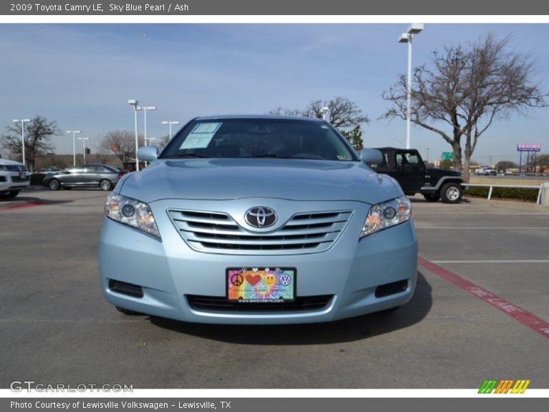 Sky Blue Pearl / Ash 2009 Toyota Camry LE