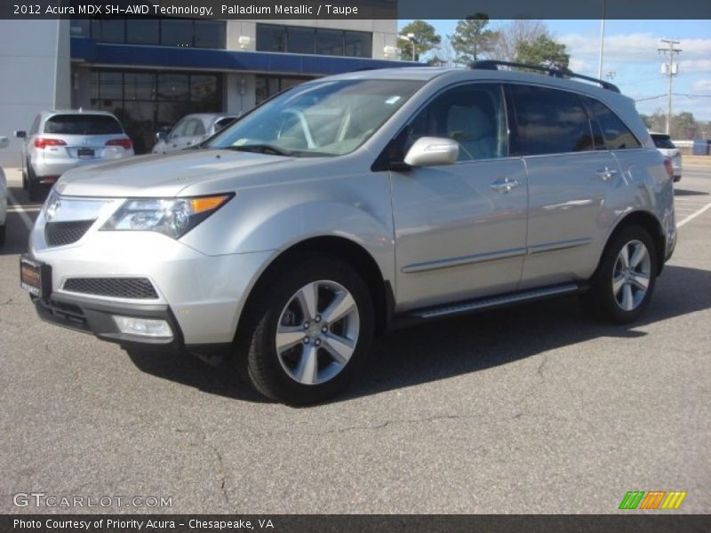Palladium Metallic / Taupe 2012 Acura MDX SH-AWD Technology