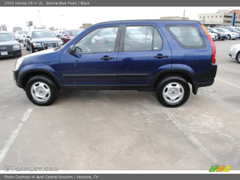 Eternal Blue Pearl / Black 2003 Honda CR-V LX