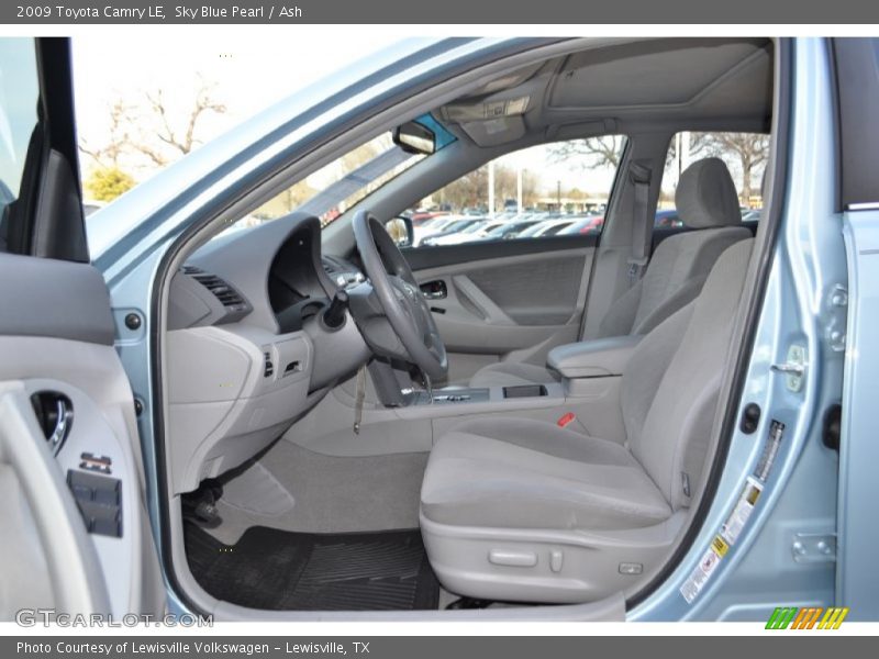 Sky Blue Pearl / Ash 2009 Toyota Camry LE